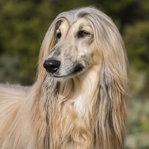 Afghan Hound — relaxed