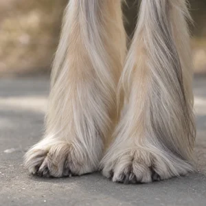 Afghan Hound — paws