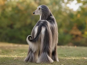 Afghan Hound — rear