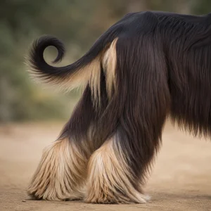 Afghan Hound — tail