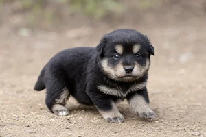 Aidi — young puppy (~1 mo)