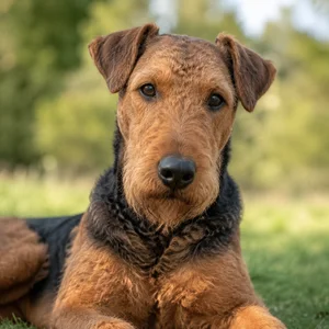 Airedale Terrier — relaxed