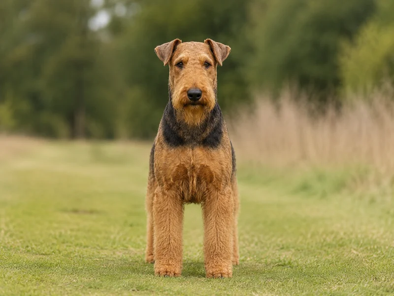 Airedale Terrier — front