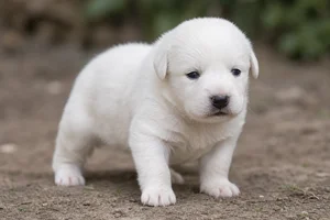 Akbash — young puppy (~1 mo)