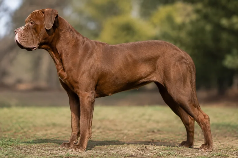 Alapaha Blue Blood Bulldog — red coat