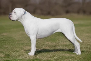 Alapaha Blue Blood Bulldog — white coat