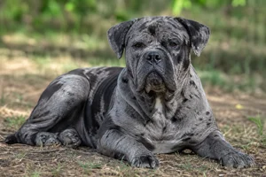 Alapaha Blue Blood Bulldog — lying down