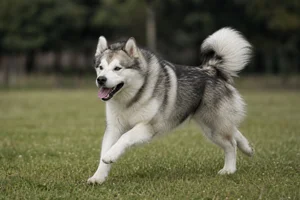 Alaskan Malamute — running