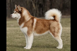 Alaskan Malamute — Red and white coat