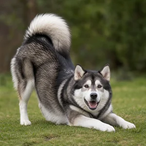 Alaskan Malamute — playful