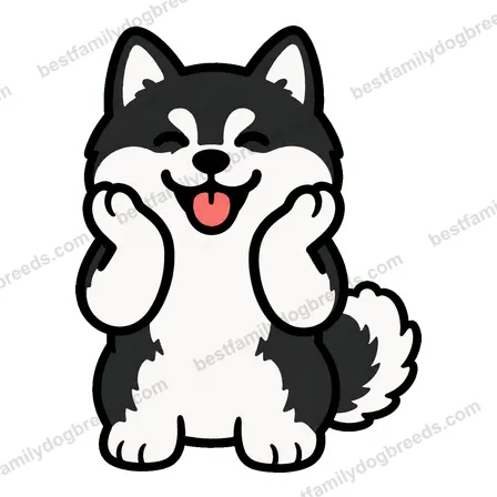 Alaskan Malamute dog meme sticker preview