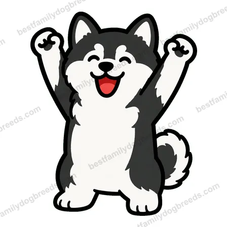 Alaskan Malamute sticker 2