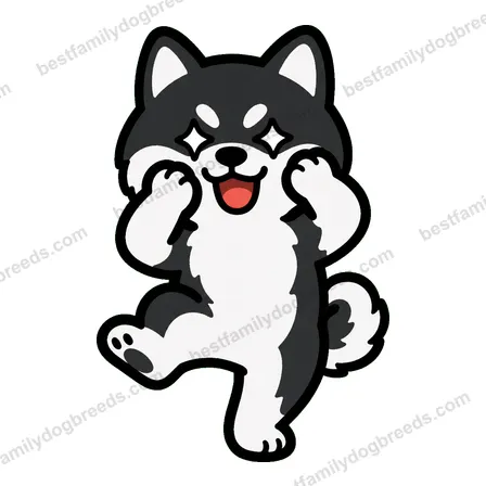 Alaskan Malamute dog meme sticker preview