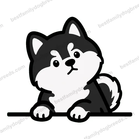 Alaskan Malamute sticker 17