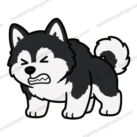 Alaskan Malamute dog meme sticker preview