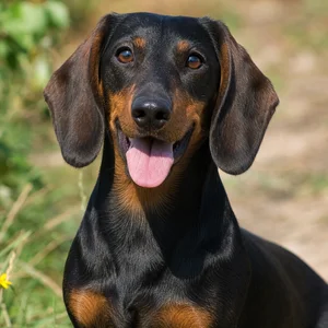 Alpine Dachsbracke — happy
