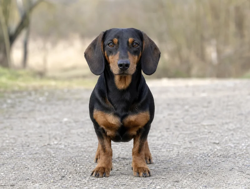 Alpine Dachsbracke — front