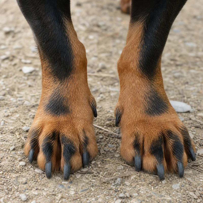 Alpine Dachsbracke — paws