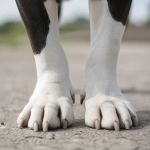 American Bulldog — paws