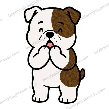 American Bulldog surprised dog meme sticker