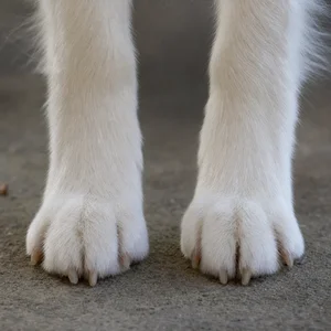 American Eskimo Dog — paws