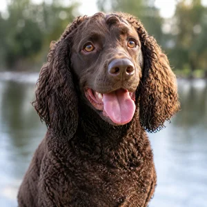 American Water Spaniel — happy