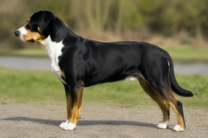 Appenzell Cattle Dog — and white) coat