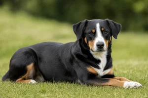 Appenzell Cattle Dog — lying down