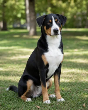 Appenzell Cattle Dog — sitting