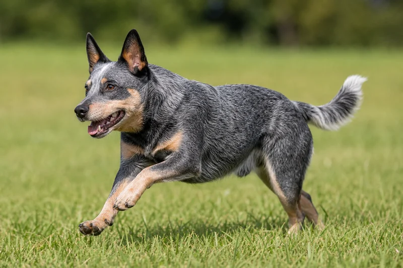 Australian Cattle Dog — running