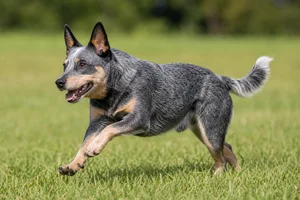 Australian Cattle Dog — running