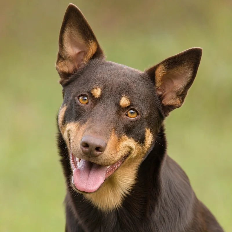 Australian Kelpie — happy