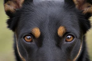 Australian Kelpie — eyes