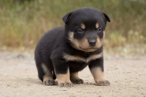 Australian Kelpie — young puppy (~1 mo)