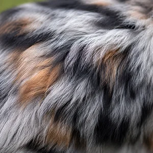 Australian Shepherd — coat texture