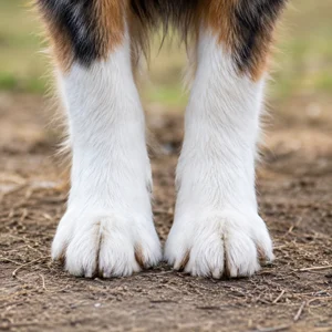 Australian Shepherd — paws