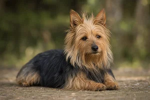 Australian Terrier — lying down