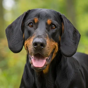 Austrian Black and Tan Hound — happy