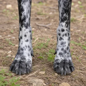 Auvergne Pointer — paws