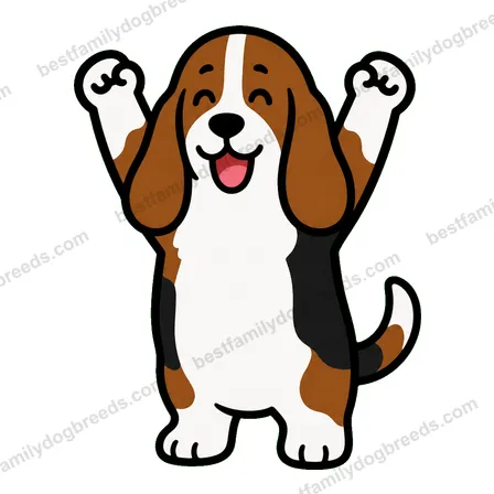 Basset Hound sticker 2