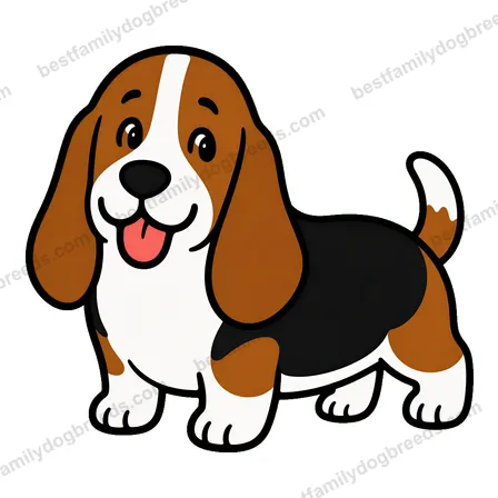 Basset Hound smiling dog meme sticker