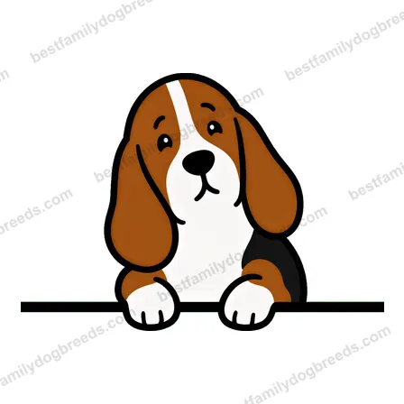 Basset Hound sticker 17