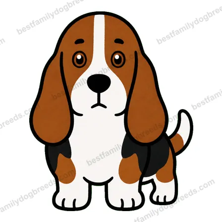 Basset Hound dog staring meme sticker