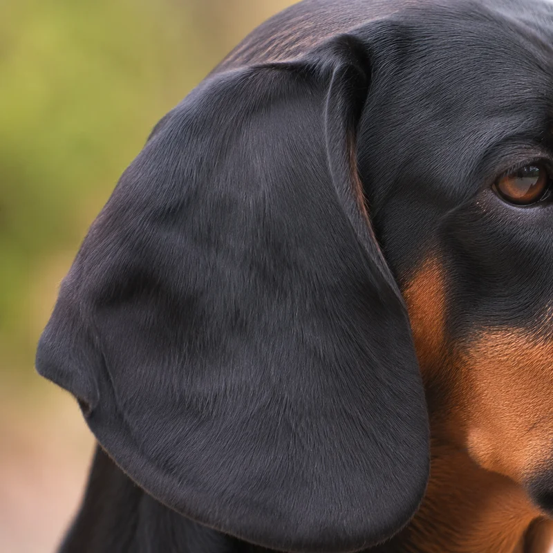 Bavarian Mountain Hound — ears