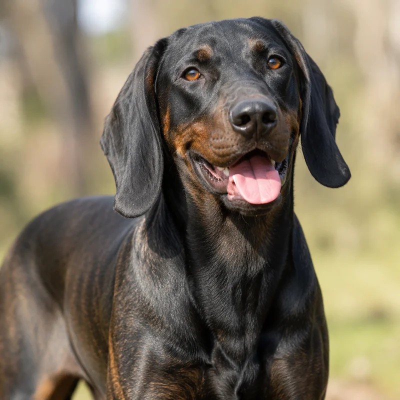 Bavarian Mountain Hound — happy