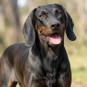 Bavarian Mountain Hound — happy