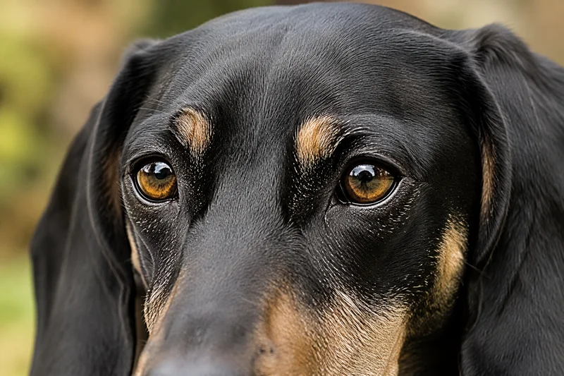 Bavarian Mountain Hound — eyes