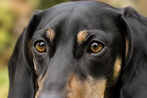 Bavarian Mountain Hound — eyes