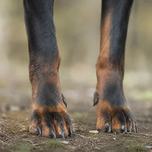 Bavarian Mountain Hound — paws