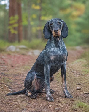 Bavarian Mountain Hound — sitting